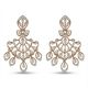 Bridal Rose Gold Diamond Drops 