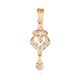 Luxurious Dangling Diamond Teardrop Pendant
