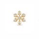 Bridal Floral Diamond Stud