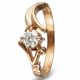 Luxury Solitaire Curve Diamond Ring