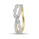 Elegant Split Band Diamond Ring