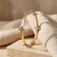 Mayura Ruby Emerald Cluster Diamond Bangle