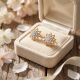 Solar Bloom Diamond Stud Earrings