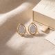 Enchanted Dewdrop Diamond Stud Earrings