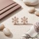 Radiant Floral Star Diamond Stud Earrings