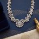 Butterfly Cluster Gold Diamond Necklace