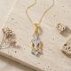 Classic Flowing Foliate Diamond Pendant