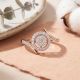 Circular Marquise Rose Diamond Ring
