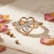 Infinite Heart Pear Diamond Ring