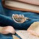 Elegant Sunburst Crown Diamond Ring