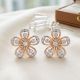 Petals of Elegance Diamond Stud Earrings