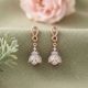 Lotus Bud Diamond Jimikki Earrings