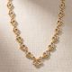 Royal Blossom Diamond Gold Necklace
