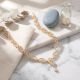 Celestial Swirl Diamond Gold Necklace