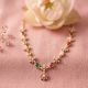 Traditional Navaratna Starburst Diamond Necklace