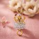 Divine Goddess Lakshmi Lotus Diamond Mugappu