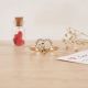 Romantic Nested Dual Heart Diamond Ring