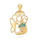 Charming Mother And Child Gold Pendant