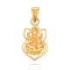 Goddess Lakshmi Gold Pendant