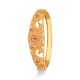 Peacock Design Gold Gadi