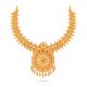 Enchanting Flower Design Gold Necklace