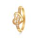 Glorious Heart Gold Ring