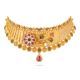 Stunning Gold Antique Choker Necklace