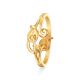 Stylish Leaf Gold Ring
