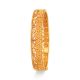 Gold Adjustable Screw Bangle