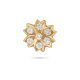 Enticing Floral Diamond Nose Pin