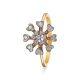 Glorious Floral Diamond Ring 