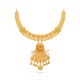 Enchanting Flower Design Gold Necklace