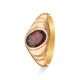 Elegant Single Stone Gold Ring