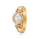 Elegant Single Stone Gold Ring