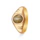 Elegant Single Stone Gold Ring