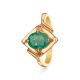 Elegant Single Stone Gold Ring