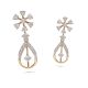 Enticing Floral Diamond Earring