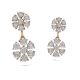 Enticing Floral Diamond Earring