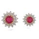 Enticing Floral Diamond Earring