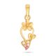 Elegant Floral Gold Pendant