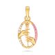 Charming Floral Gold Pendant