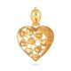Gold Casting Heart Pendant