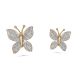 Diamond Butterfly Stud Earring