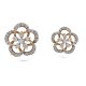 Enticing Floral Diamond Earring