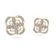 Enticing Floral Diamond Earring