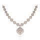 Enticing Floral Diamond Necklace