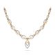 Enticing Floral Diamond Necklace