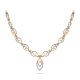 Enticing Floral Diamond Necklace