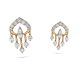 Stunning Floral Diamond Earring