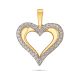 Stunning Heart Diamond Pendant